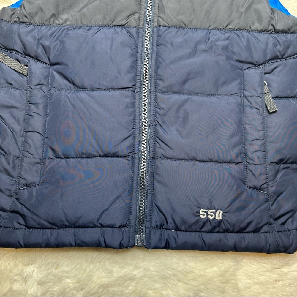 The North Face Vest Blue & Grey Zip-Up Size 6 - Picture 3 of 16